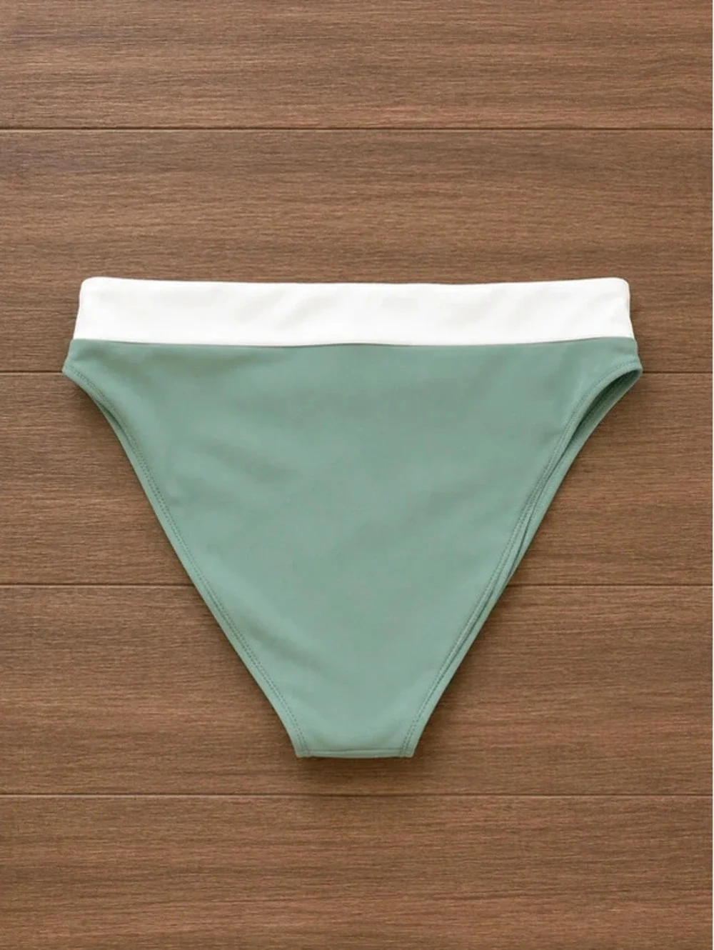 Blushing Brunette Colorblock Bikini Bottom – Size L – Excellent Condition